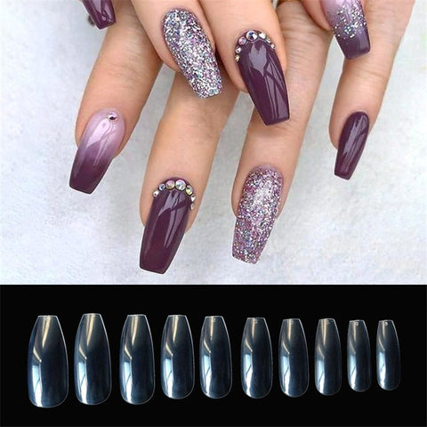 500 Transparent Fake Nails