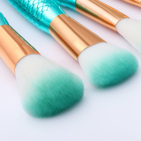 11pcs Mermaid Makeup Brushes